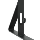 vidaXL Havazár támogató 2 pcs Fekete 29,5 x 3 x 34,5 cm Acél