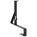 vidaXL Havazár támogató 2 pcs Fekete 29,5 x 3 x 34,5 cm Acél