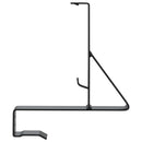 vidaXL Havazár támogató 6 pcs Fekete 29,5 x 3 x 34,5 cm Acél