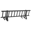vidaXL Tető havazásvédő Fekete 100 x 29,5 x 34,5 cm Acél