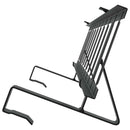 vidaXL Tető havazásvédő Fekete 100 x 29,5 x 34,5 cm Acél