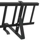 vidaXL Tető havazásvédő Fekete 300 x 29,5 x 34,5 cm Acél