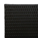 vidaXL Magas Virágtartó Fekete 55 x 22 x 70 cm polirattan