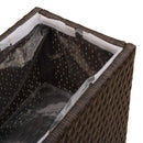 vidaXL Magas Virágtartó 55 x 22 x 70 cm Igen