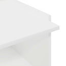 vidaXL Dohányzóasztal Fehér 90 x 50 x 33 cm Szerelt Fa