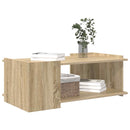 vidaXL Dohányzóasztal Sonoma Tölgy 90 x 50 x 33 cm Szerelt Fa