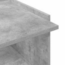 vidaXL Dohányzóasztal Betonszürke 90 x 50 x 33 cm Szerelt Fa