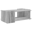 vidaXL Dohányzóasztal Szürke Sonoma 90 x 50 x 33 cm Szerelt Fa