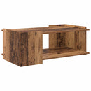 vidaXL Dohányzóasztal Antik Fa 90 x 50 x 33 cm Szerelt Fa