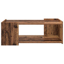 vidaXL Dohányzóasztal Antik Fa 90 x 50 x 33 cm Szerelt Fa