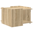 vidaXL Dohányzóasztal Sonoma Tölgy 50,5 x 50 x 33 cm Szerelt Fa