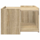 vidaXL Dohányzóasztal Sonoma Tölgy 50,5 x 50 x 33 cm Szerelt Fa