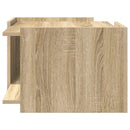 vidaXL Dohányzóasztal Sonoma Tölgy 50,5 x 50 x 33 cm Szerelt Fa