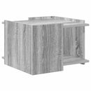 vidaXL Dohányzóasztal Szürke Sonoma 50,5 x 50 x 33 cm Szerelt Fa