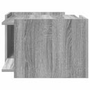 vidaXL Dohányzóasztal Szürke Sonoma 50,5 x 50 x 33 cm Szerelt Fa