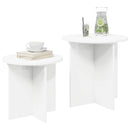 vidaXL Kisasztal készlet tárolóval 2 pcs Mérnöki fa