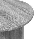 vidaXL Kisasztal készlet 2 db Szürke Sonoma Ø 45 x 45 cm Mérnöki fa