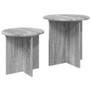vidaXL Kisasztal készlet tárolóval 2 pcs Szürke Sonoma Mérnöki fa