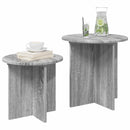 vidaXL Kisasztal készlet tárolóval 2 pcs Szürke Sonoma Mérnöki fa