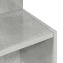 vidaXL Oldal asztal Betonszürke Ø 39,5 x 55 cm Szerelt Fa