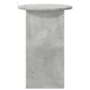 vidaXL Oldal asztal Betonszürke Ø 39,5 x 55 cm Szerelt Fa