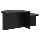 vidaXL Dohányzóasztal Fekete Tölgy 100 x 50 x 40 cm Szerelt Fa