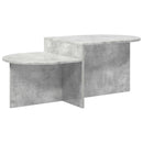 vidaXL Dohányzóasztal Betonszürke 100 x 50 x 40 cm Szerelt Fa