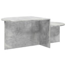vidaXL Dohányzóasztal Betonszürke 100 x 50 x 40 cm Szerelt Fa