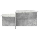 vidaXL Dohányzóasztal Betonszürke 100 x 50 x 40 cm Szerelt Fa