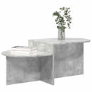 vidaXL Dohányzóasztal Betonszürke 100 x 50 x 40 cm Szerelt Fa
