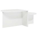 vidaXL Dohányzóasztal Magasfényű Fehér 100 x 50 x 40 cm Szerelt Fa
