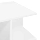 vidaXL Dohányzóasztal Fehér 87 x 50 x 45 cm Mérnöki fa