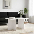 vidaXL Dohányzóasztal Fehér 87 x 50 x 45 cm Mérnöki fa