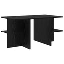 vidaXL Dohányzóasztal Fekete Tölgy 87 x 50 x 45 cm Mérnöki fa