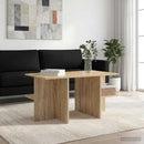 vidaXL Dohányzóasztal Sonoma Tölgy 87 x 50 x 45 cm Mérnöki fa