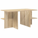 vidaXL Dohányzóasztal Sonoma Tölgy 87 x 50 x 45 cm Mérnöki fa
