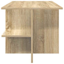 vidaXL Dohányzóasztal Sonoma Tölgy 87 x 50 x 45 cm Mérnöki fa