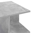 vidaXL Dohányzóasztal Betonszürke 87 x 50 x 45 cm Mérnöki fa