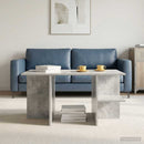 vidaXL Dohányzóasztal Betonszürke 87 x 50 x 45 cm Mérnöki fa