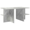 vidaXL Dohányzóasztal Betonszürke 87 x 50 x 45 cm Mérnöki fa