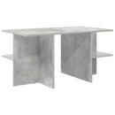 vidaXL Dohányzóasztal Betonszürke 87 x 50 x 45 cm Mérnöki fa