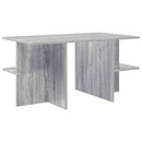 vidaXL Dohányzóasztal Szürke Sonoma 87 x 50 x 45 cm Mérnöki fa