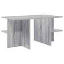vidaXL Dohányzóasztal Szürke Sonoma 87 x 50 x 45 cm Mérnöki fa