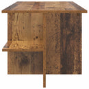 vidaXL Dohányzóasztal Antik Fa 87 x 50 x 45 cm Mérnöki fa