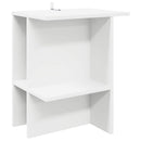 vidaXL Dohányzóasztal 2 pcs Fehér 40 x 30 x 49 cm Szerelt Fa