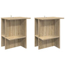 vidaXL Dohányzóasztal 2 pcs Sonoma Tölgy 40 x 30 x 49 cm Szerelt Fa