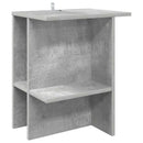 vidaXL Dohányzóasztal Betonszürke 40 x 30 x 49 cm Szerelt Fa
