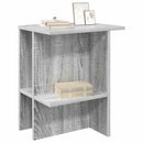 vidaXL Dohányzóasztal 2 pcs Szürke Sonoma 40 x 30 x 49 cm Szerelt Fa