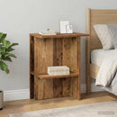 vidaXL Dohányzóasztal Antik Fa 40 x 30 x 49 cm Szerelt Fa
