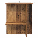 vidaXL Dohányzóasztal Antik Fa 40 x 30 x 49 cm Szerelt Fa